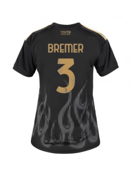 Juventus Gleison Bremer #3 Replika Tredje Kläder Dam 2026-27 Kortärmad Juventus Gleison Bremer #3 Replika Tredje Kläder Dam 2026-27 Kortärmad
